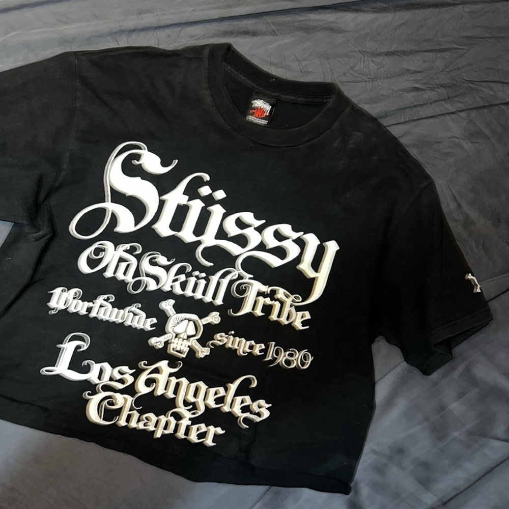 Stussy crop tshirt